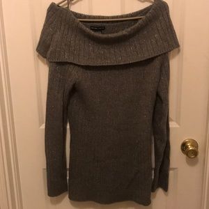 Cowl neck/off the shoulder sweater